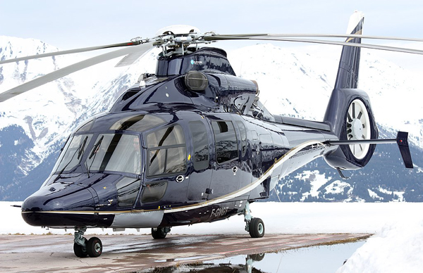Eurocopter 155 Lyon to Val-d'Isere luxury helicopter flights